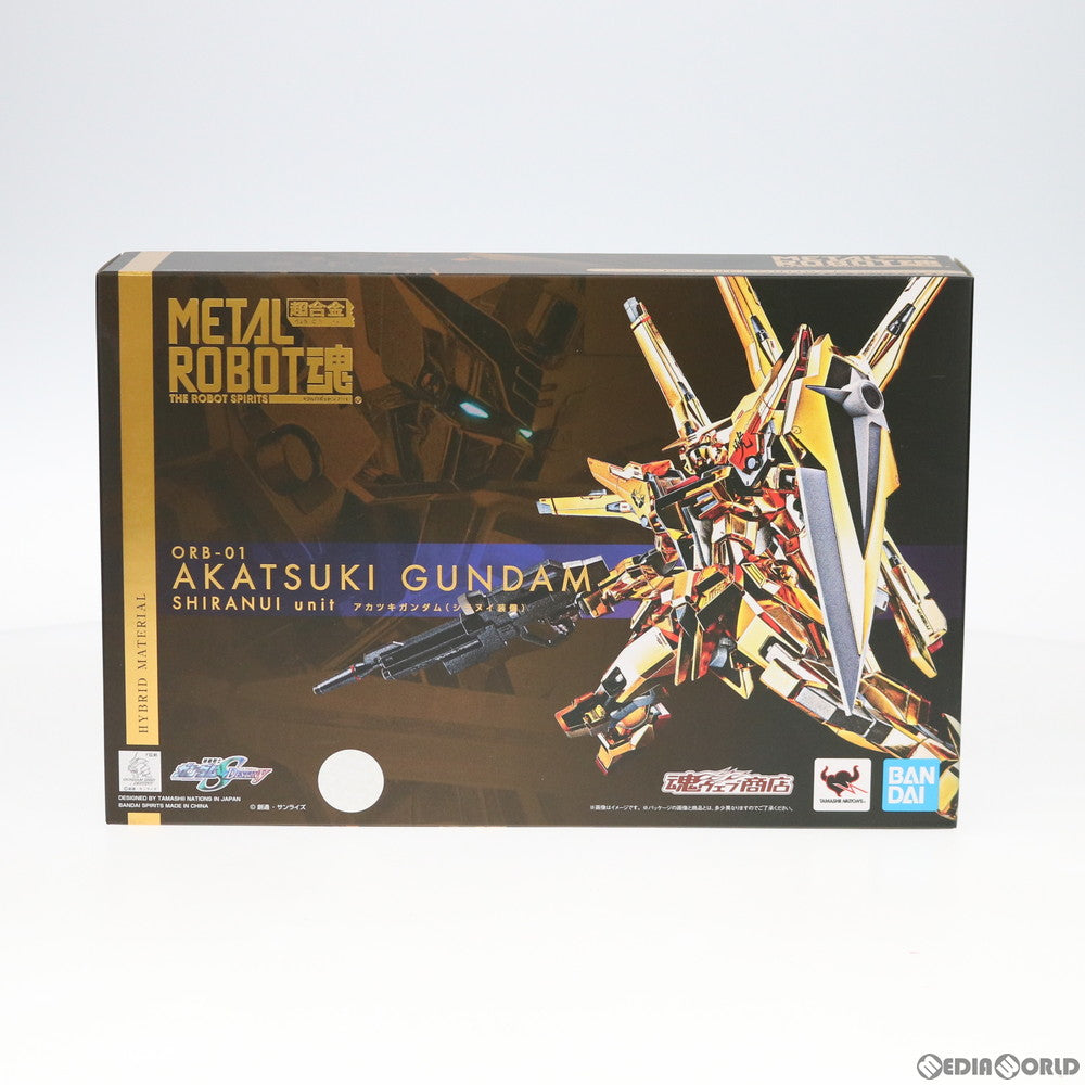 【中古即納】[FIG]魂ウェブ商店限定 METAL ROBOT魂(SIDE MS) アカツキガンダム(シラヌイ装備) 機動戦士ガンダムSEED  DESTINY(シード デスティニー) 完成品 可動フィギュア バンダイスピリッツ(20200825)