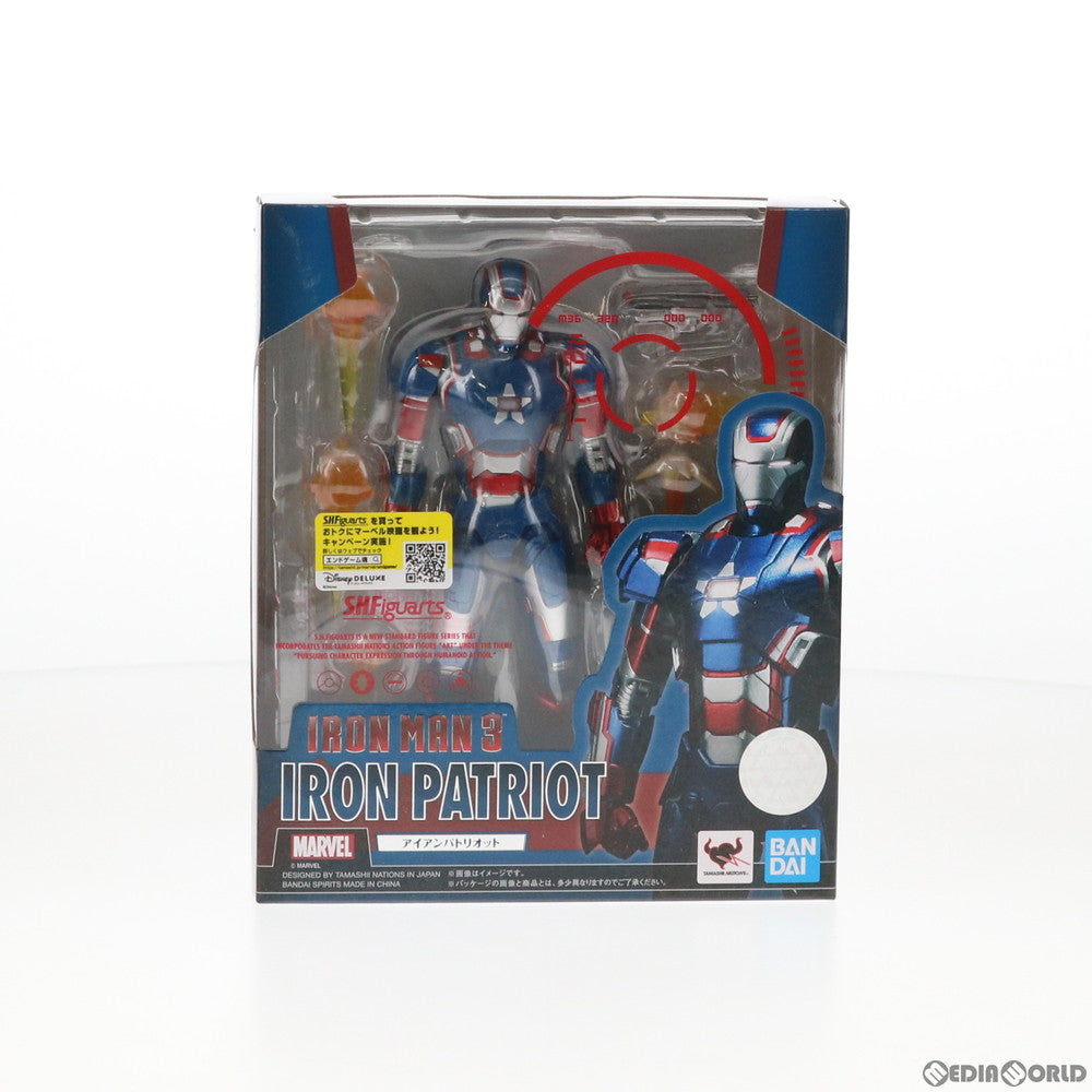 【中古即納】[FIG](再販)S.H.Figuarts(フィギュアーツ) アイアンパトリオット アイアンマン3 完成品 可動フィギュア  バンダイスピリッツ(20200430)