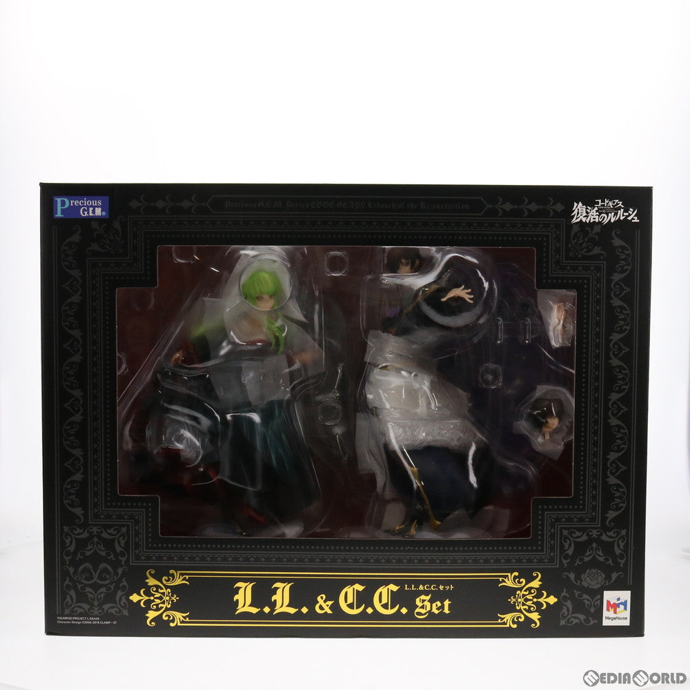 【中古即納】[FIG]Precious G.E.M.シリーズ L.L.&C.C.セット(エルツー&シーツーセット) コードギアス 復活のルルーシュ  完成品 フィギュア 一部店舗&オンラインショップ限定 メガハウス(20200918)