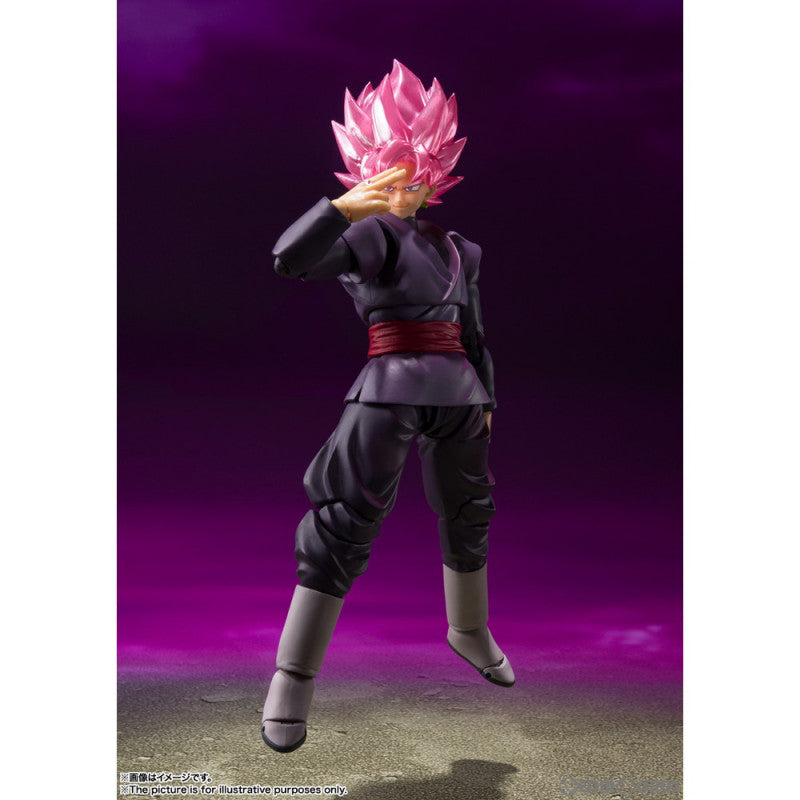 【中古即納】[FIG]S.H.Figuarts(フィギュアーツ) ゴクウブラック-スーパーサイヤ人ロゼ- ドラゴンボール超(スーパー) 完成品  可動フィギュア バンダイスピリッツ(20210807)