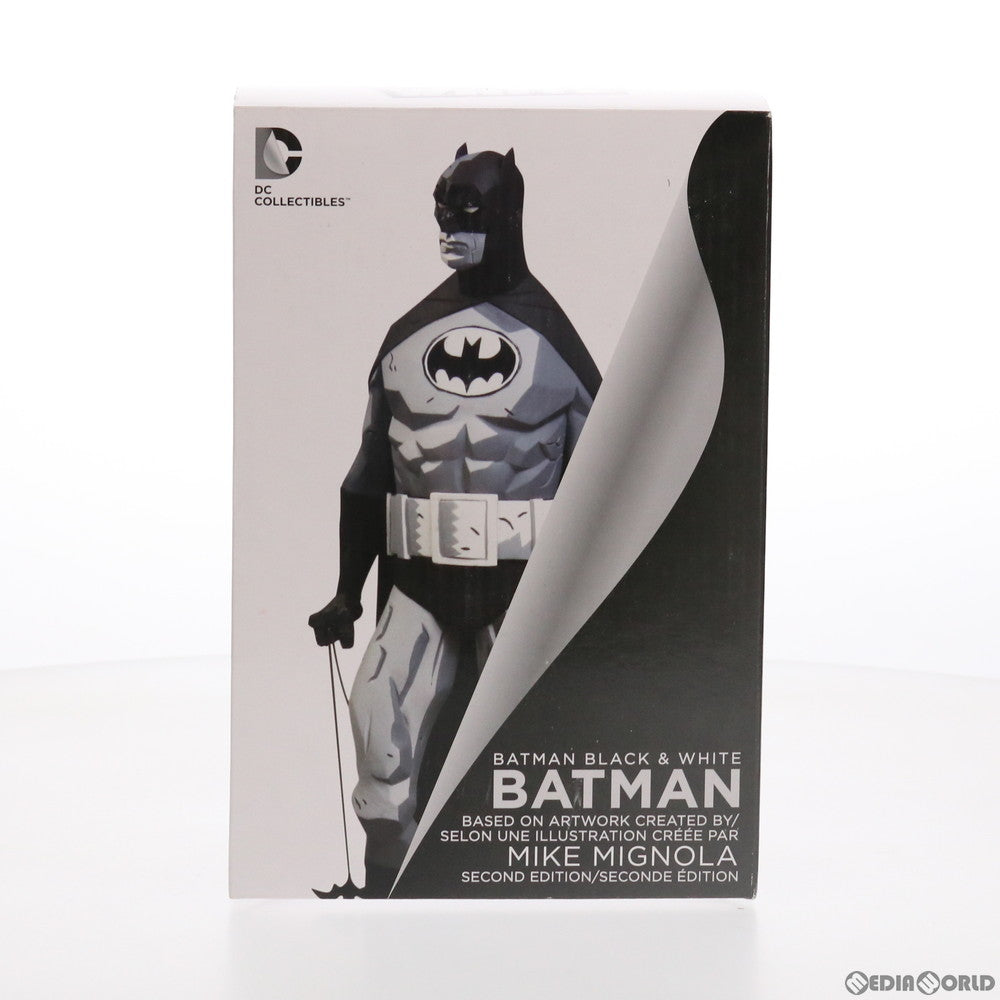 【中古即納】[FIG]バットマン ブラック&ホワイト スタチュー マイク・ミニョーラ 2nd エディション 完成品 フィギュア  DCコレクタブルズ(DCダイレクト)(20150831)