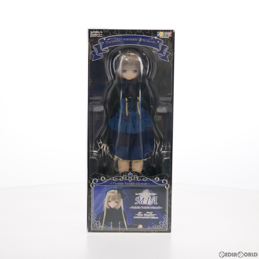 【中古即納】[FIG]えっくす☆きゅーとふぁみりー みあ/Twinkle☆Twinkle a・la・mode～Blue  Sapphire～(アゾンダイレクトストア限定ver.) 1/6 完成品 ドール(POD013-MTB) アゾン(20190630)