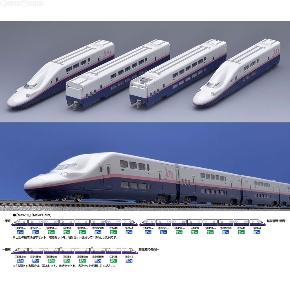 [RWM](再販)92549 JR E4系上越新幹線(新塗装)増結セット(4両) N