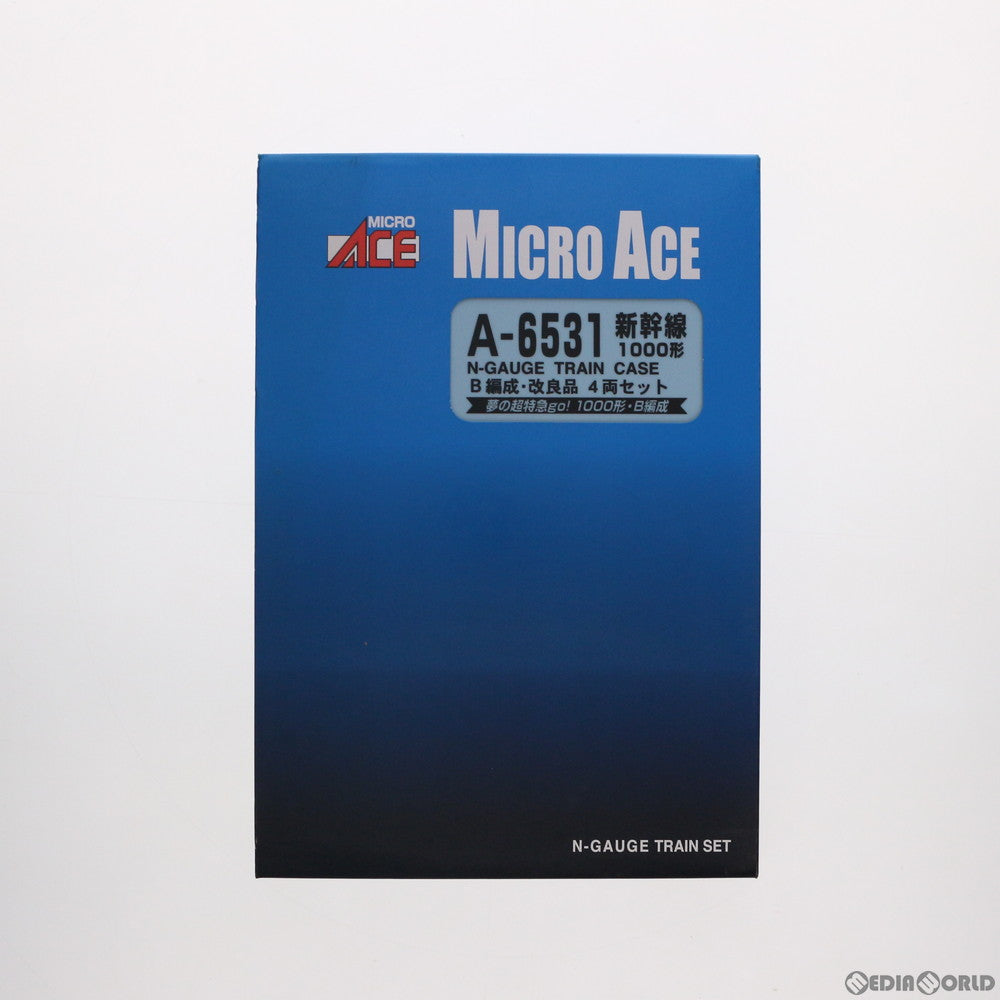 【中古即納】[RWM]A6531 新幹線1000形・B編成・改良品 4両セット(動力付き) Nゲージ 鉄道模型 MICRO  ACE(マイクロエース)(20170415)