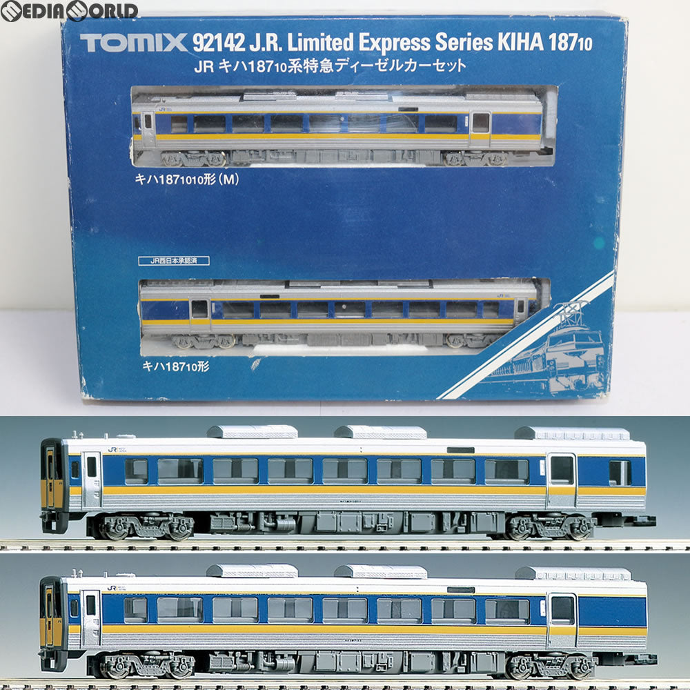 【中古即納】[RWM]92142 JR キハ187-10系特急ディーゼルカーセット(2両) Nゲージ 鉄道模型  TOMIX(トミックス)(20040831)