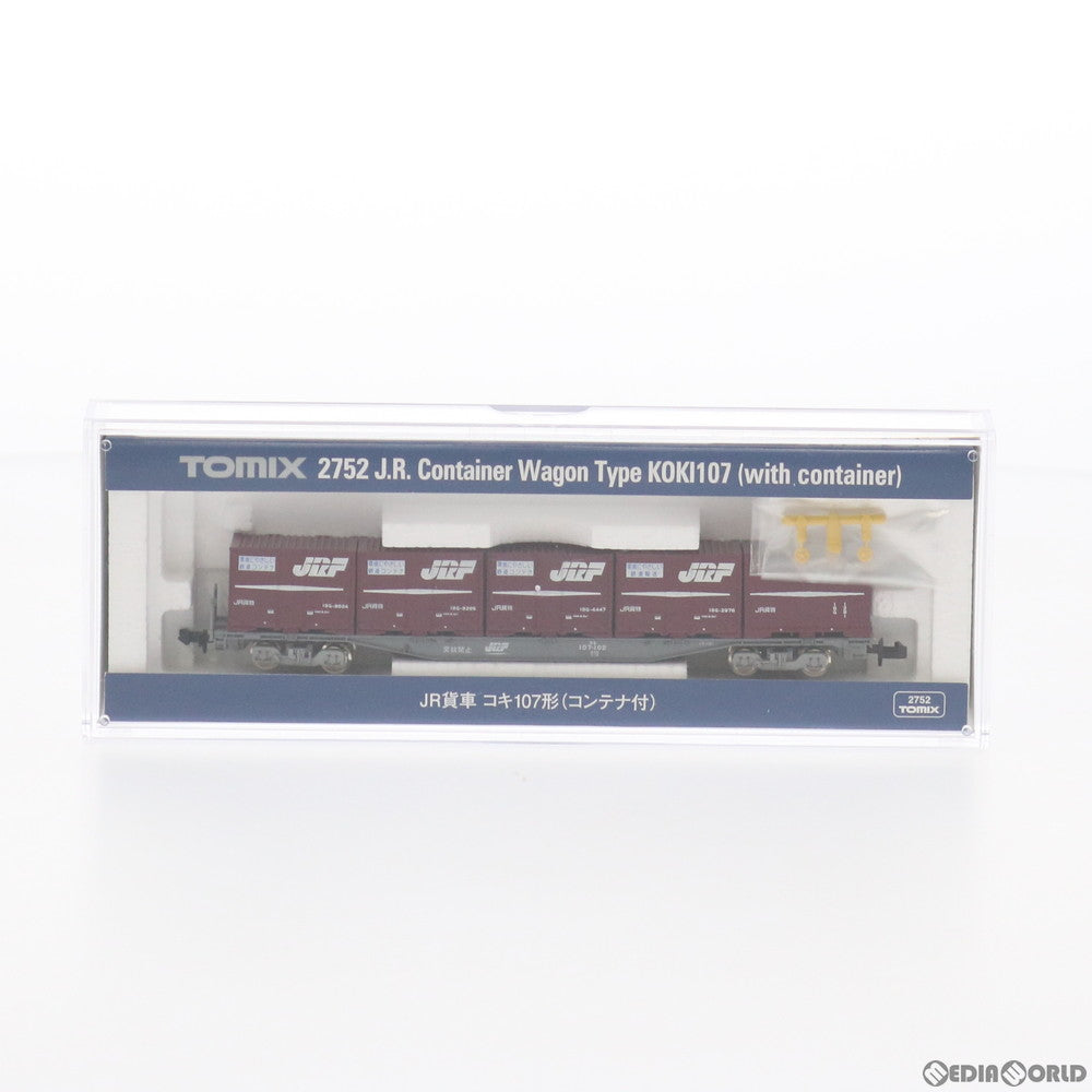 RWM]2752 JR貨車 コキ107形(コンテナ付)(動力無し) Nゲージ 鉄道模型 