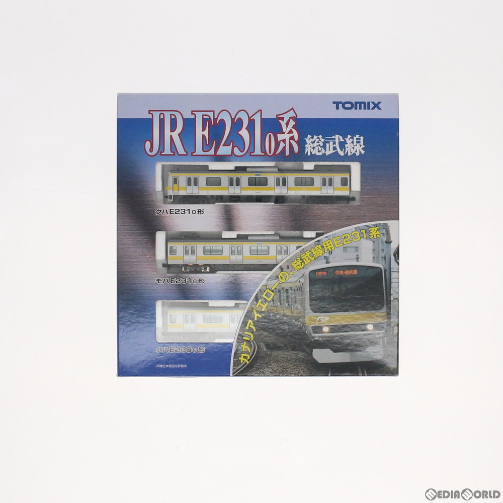 【中古即納】[RWM](再販)92343 JR E231-0系通勤電車(総武線) 基本3両セット(動力付き) Nゲージ 鉄道模型  TOMIX(トミックス)(20181201)