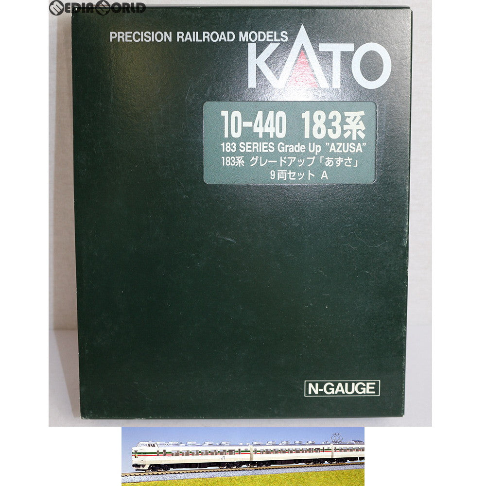 【中古即納】[RWM]10-440 特別企画品 183系 グレードアップ「あずさ」 9両セット Nゲージ 鉄道模型  KATO(カトー)(20020808)