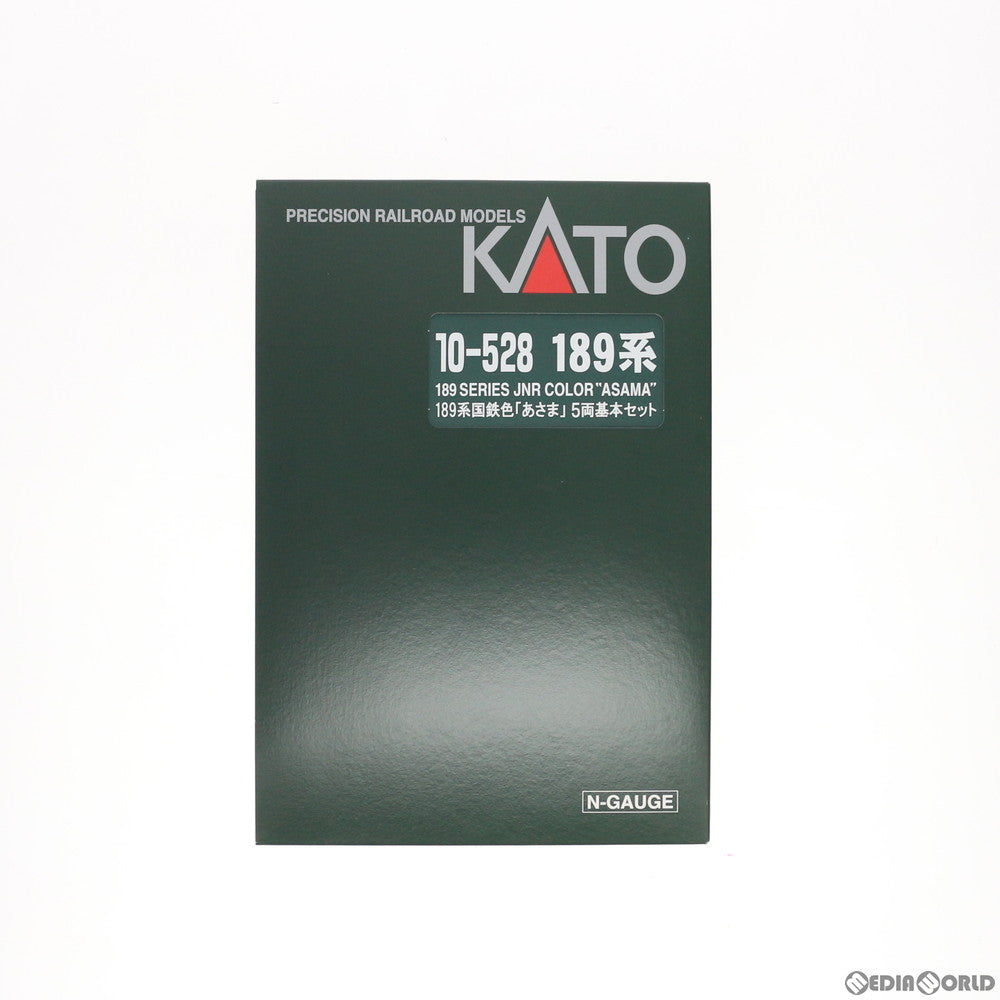 【中古即納】[RWM]10-528 189系 国鉄色 「あさま」 5両基本セット(動力付き) Nゲージ 鉄道模型 KATO(カトー)(20080531)