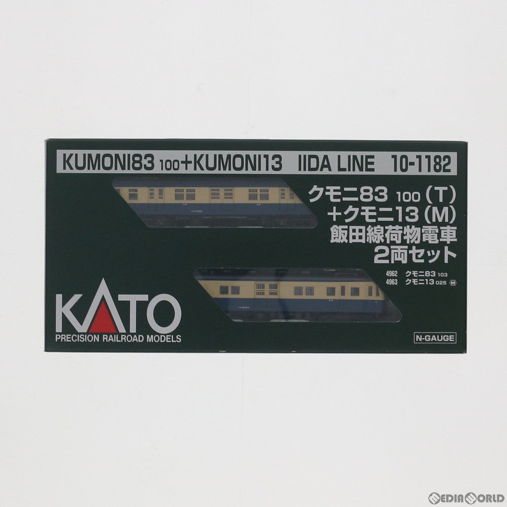 【超激得在庫】KATO 10-1182 クモニ83 100(T)+クモニ13(M)飯田線荷物電車 近郊形電車