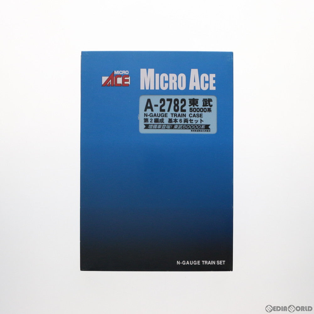 RWM]A2782 東武50000系 第2編成 基本6両セット(動力付き) Nゲージ 鉄道模型 MICRO ACE(マイクロエース)