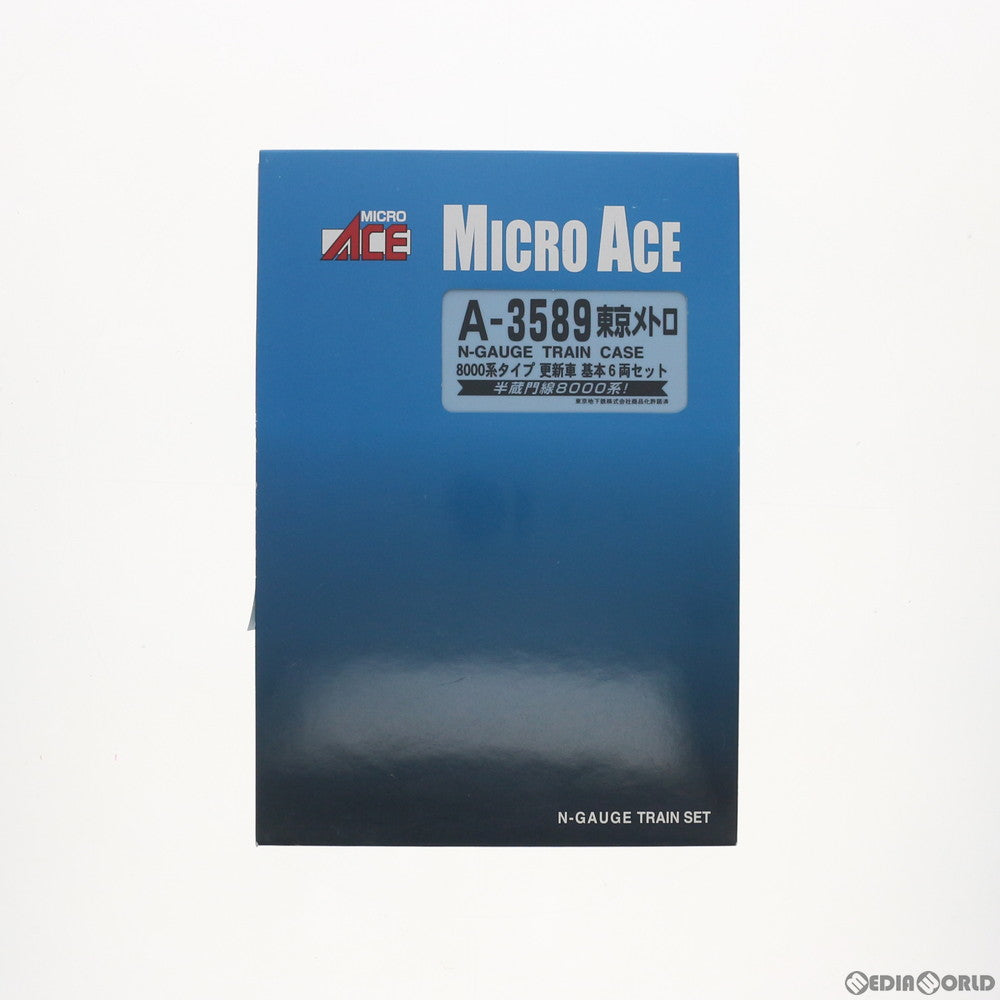 RWM]A3589 東京メトロ8000系タイプ 更新車 基本6両セット(動力付き) Nゲージ 鉄道模型 MICRO ACE(マイクロエース)