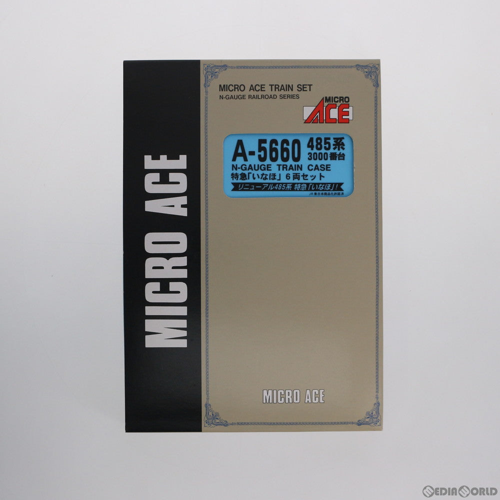 【中古即納】[RWM]A5660 485系3000番台 特急「いなほ」 6両セット(動力付き) Nゲージ 鉄道模型 MICRO  ACE(マイクロエース)(20031030)