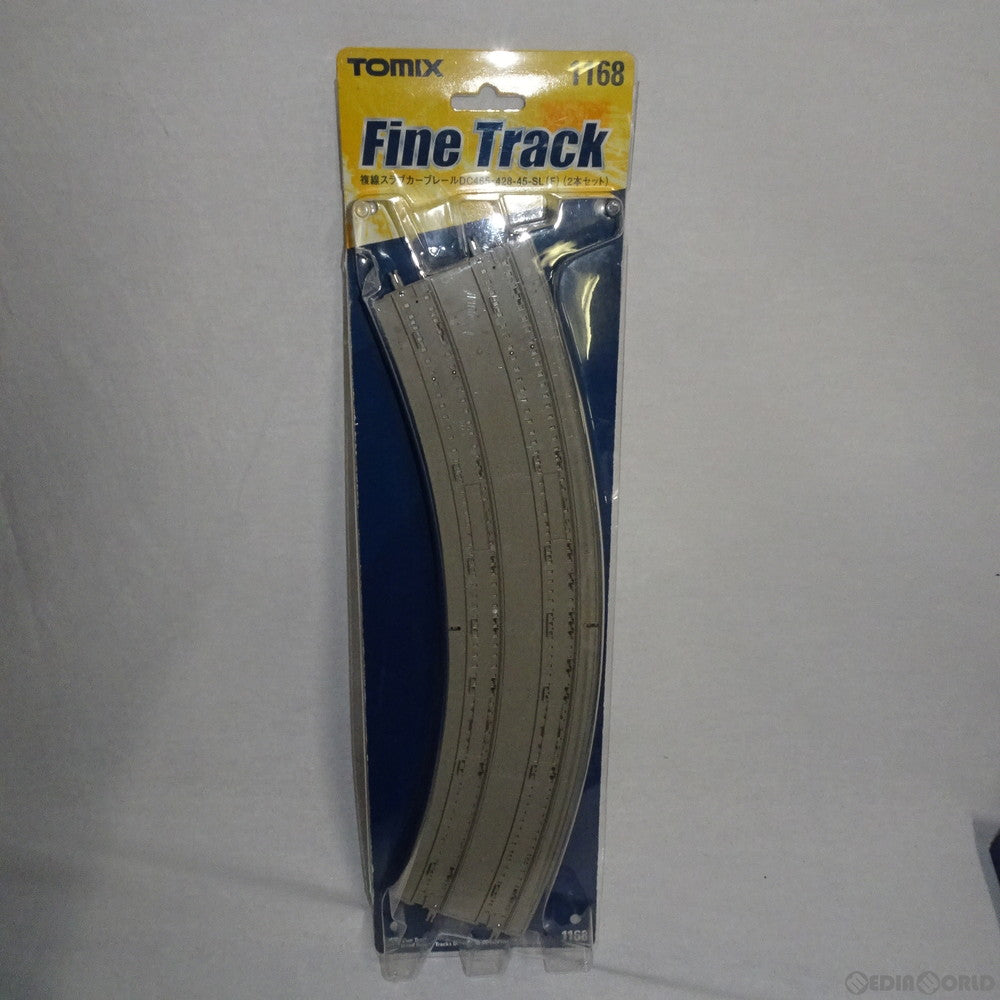 中古即納】[RWM]1168 Fine Track(ファイントラック) 複線スラブカーブレールDC465・428-45-SL(F)(2本セット)  Nゲージ 鉄道模型 TOMIX(トミックス)