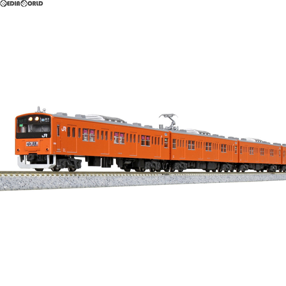 【人気SALE】kato 201系 中央線色 6両セット 品番10-1551 動力車動作・ライト点灯確認済み 通勤形電車