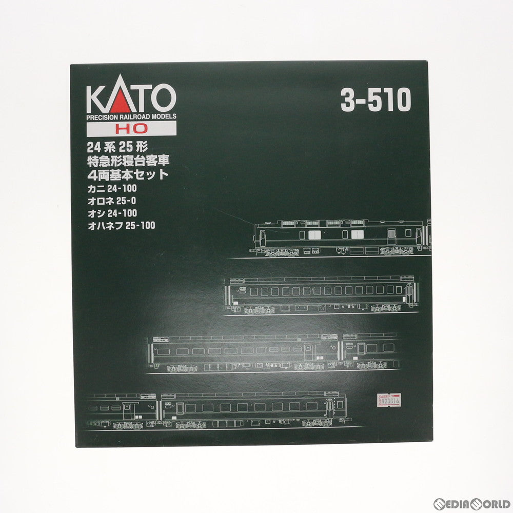 直販半額カトーHO24系25型4両基本セット3-510 JR、国鉄車輌
