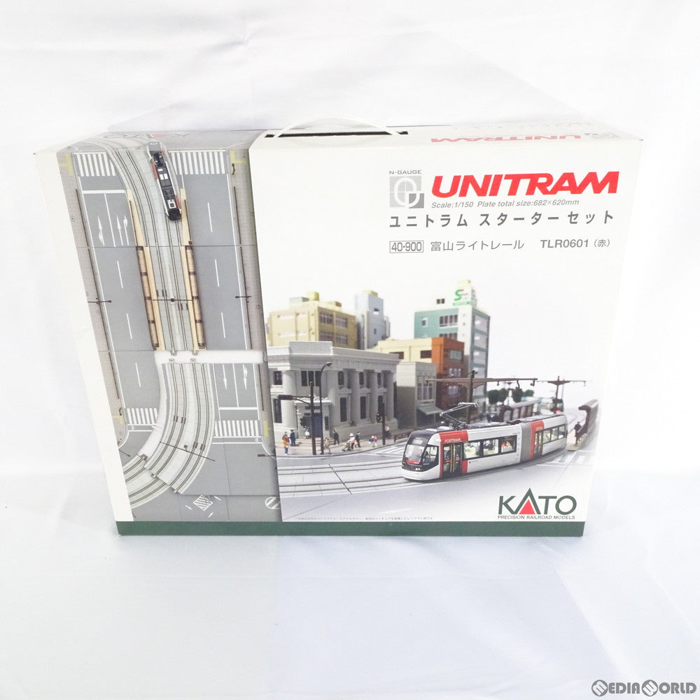 【中古即納】[RWM]40-900 UNITRAM(ユニトラム) スターターセット 富山ライトレール TLR0600形(青) Nゲージ 鉄道模型  KATO(カトー)(20131130)