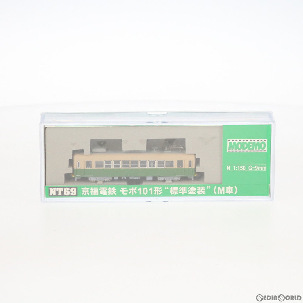 お得品質保証MODEMO（モデモ） NT69 京福電鉄 モボ101形 “標準塗装”（M車）+ NT113　東急300系（310Fターコイズグリーン）のセット 私鉄車輌
