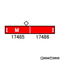 RWM]30985 富山地方鉄道17480形(前面赤帯・第3編成) 2両編成セット(動力付き) Nゲージ 鉄道模型 GREENMAX(グリーンマックス)