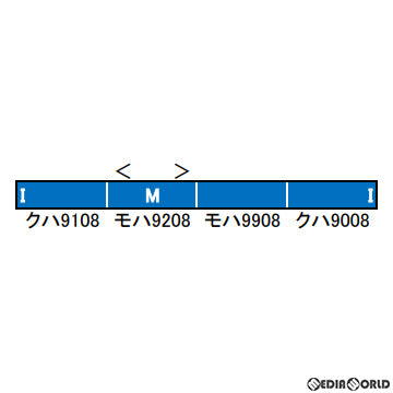 RWM]31552 西武9000系(多摩湖線・紺色) 4両編成セット(動力付き) N