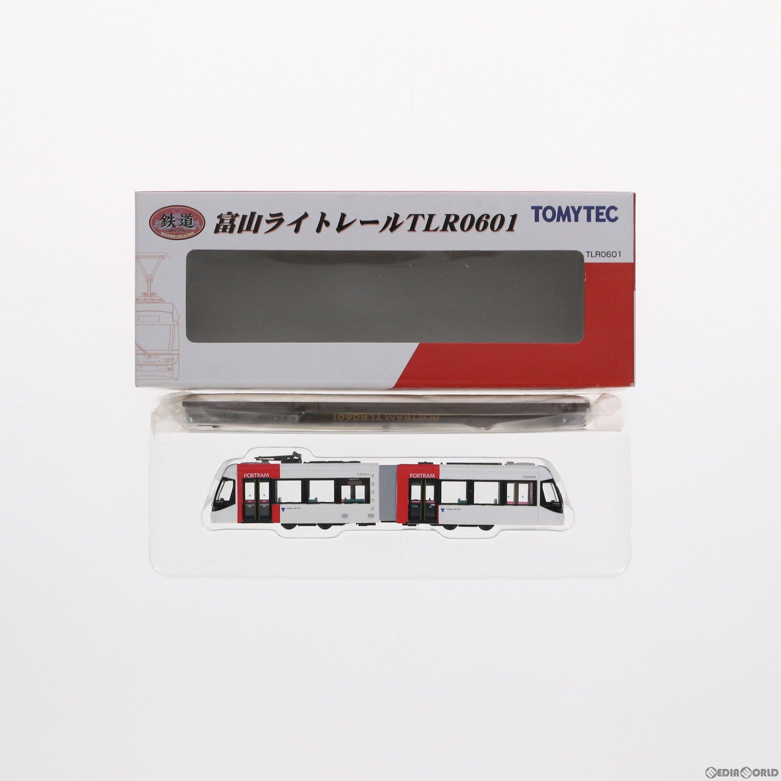 【中古即納】[RWM]222187 鉄道コレクション(鉄コレ) 富山ライトレール TLR0601 レッド(動力無し) Nゲージ 鉄道模型  TOMYTEC(トミーテック)(20090831)