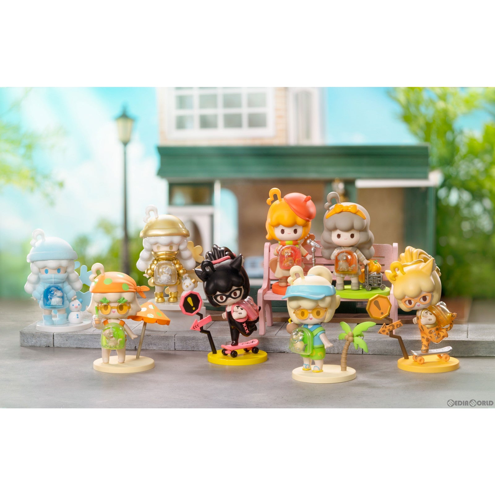 新品即納】[FIG](BOX)タミーと猫ちゃんの世界旅行シリーズ トレーディングフィギュア(6個) TOPTOY(トップトイ)