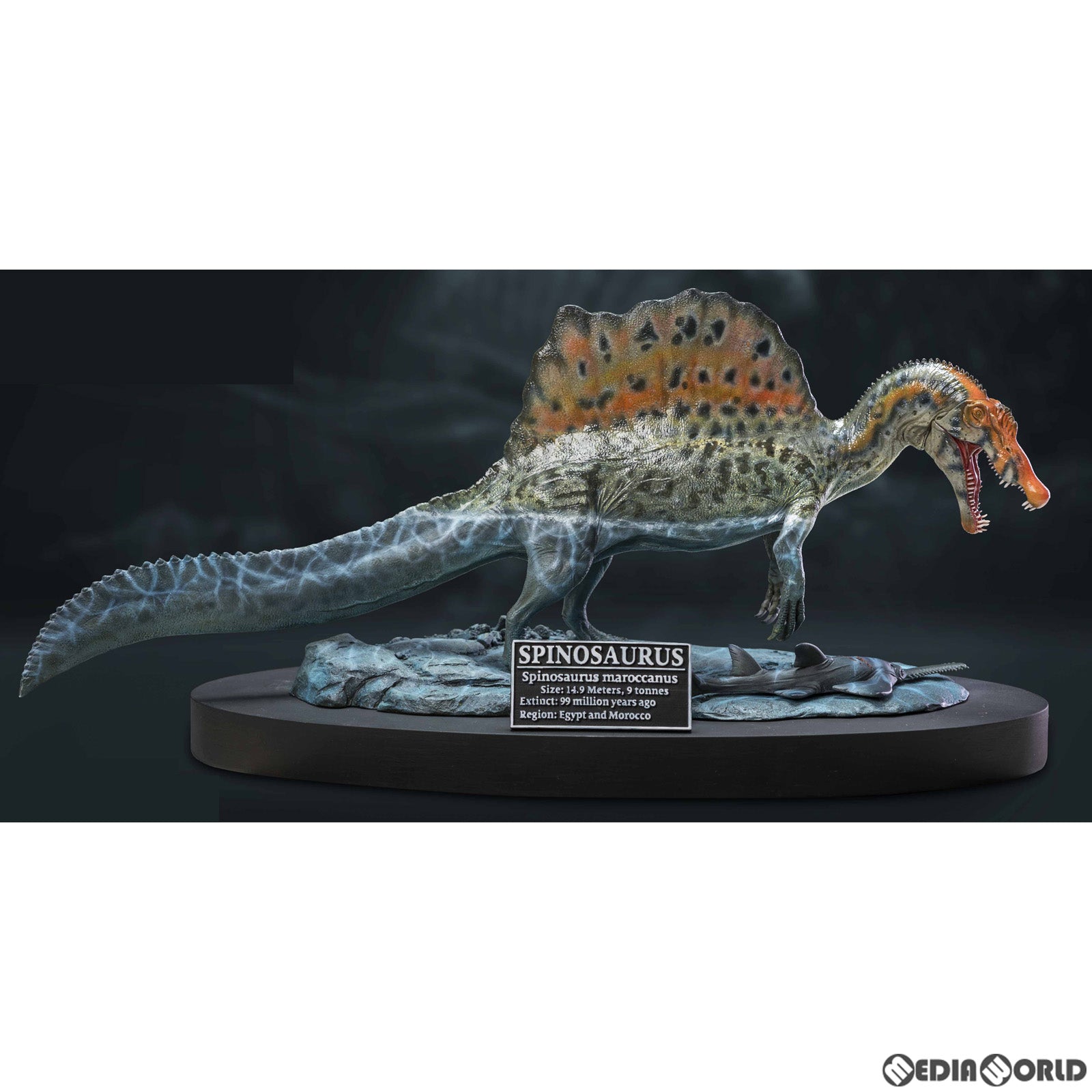 【新品即納】[FIG]ワンダーズ オブ ザ ワイルド スピノサウルス 1.0 ポリレジンスタチュー 完成品 フィギュア  スターエーストイズ/エクスプラス(20230203)