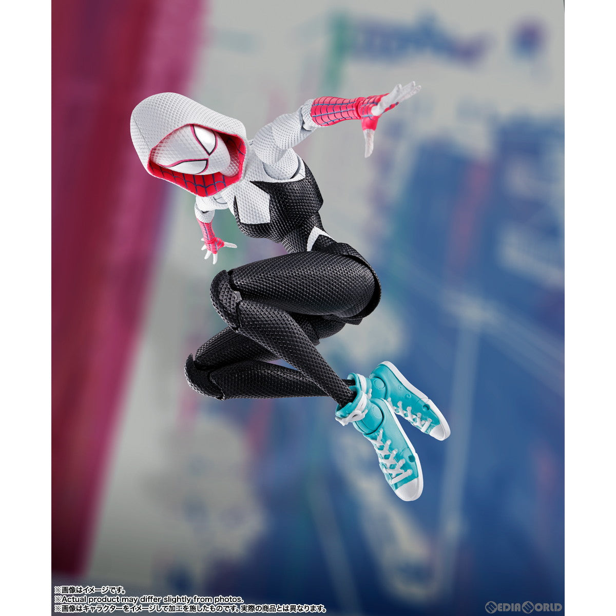 【新品即納】[FIG]S.H.Figuarts(フィギュアーツ) スパイダーグウェン(スパイダーマン:アクロス・ザ・スパイダーバース) 完成品  可動フィギュア バンダイスピリッツ(20230527)