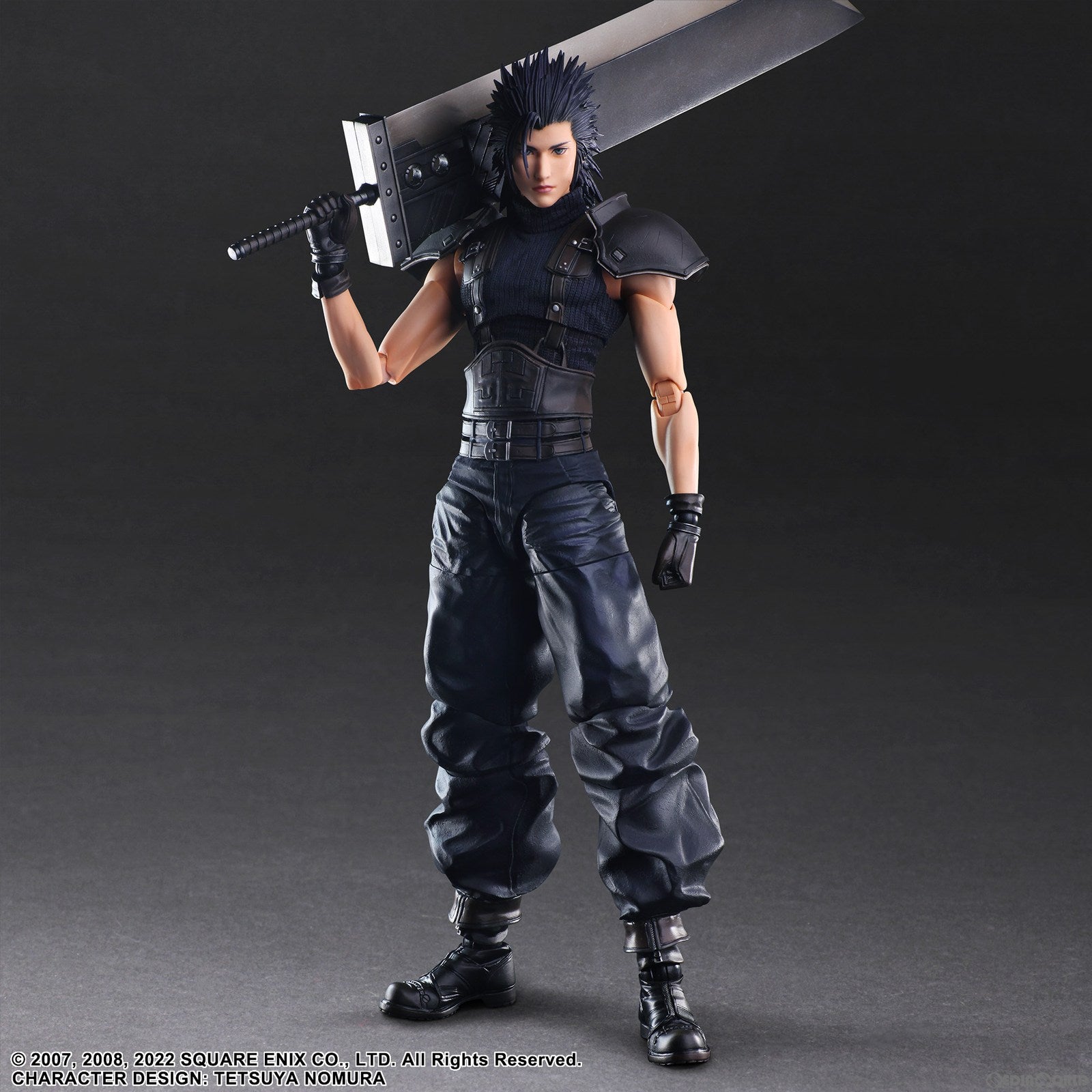 【新品即納】[FIG]PLAY ARTS改(プレイアーツ改) ザックス ソルジャー・クラス1st CRISIS CORE -FINAL FANTASY  VII- REUNION(クライシス コア -ファイナルファンタジーVII- リユニオン) 完成品 可動フィギュア ...