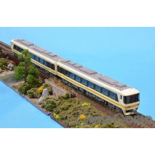 名鉄 キハ8500系 特急「北アルプス」中間車連結3両 が入線しま