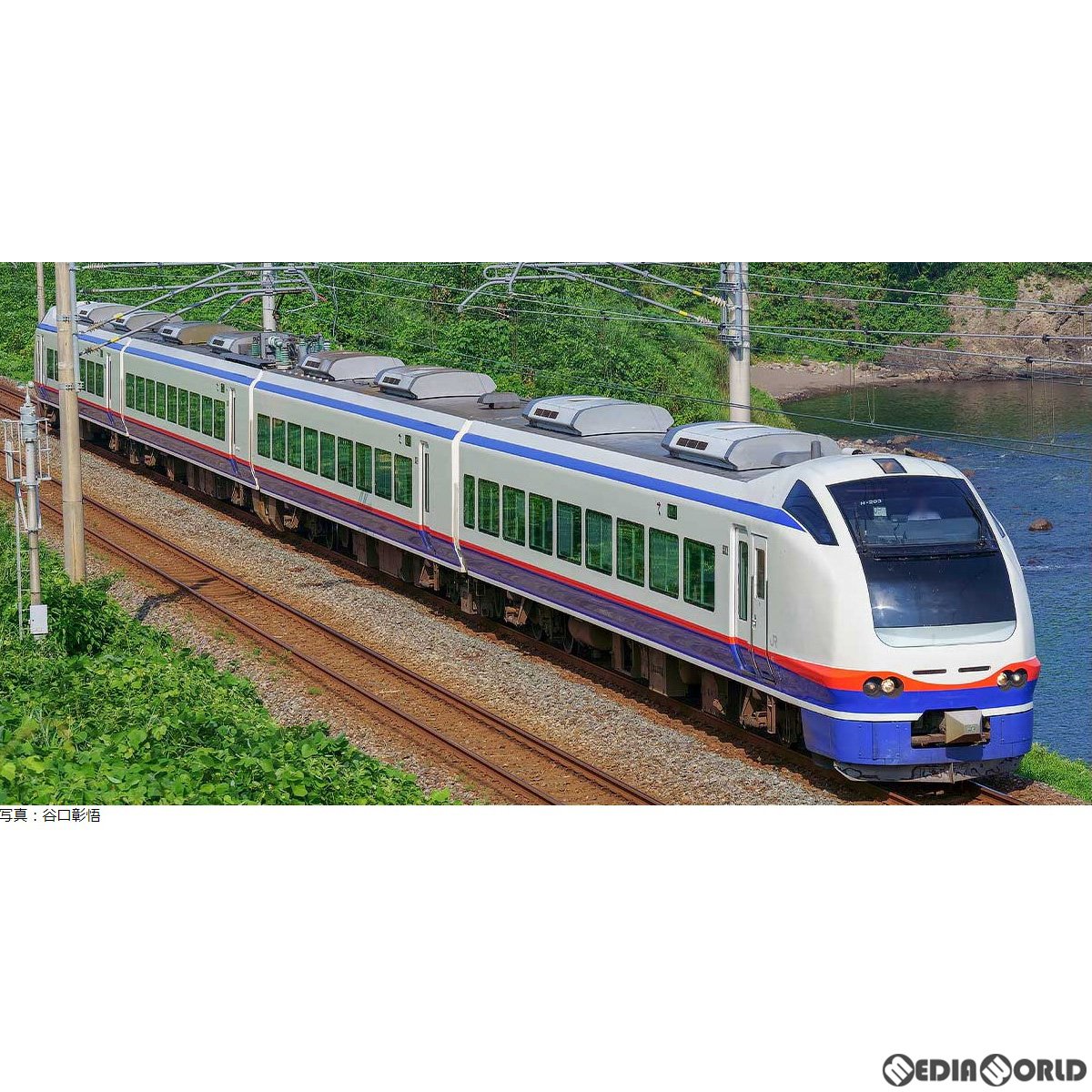 【新品即納】[RWM]31701 E653系1100番代しらゆき(クーラーカバー交換後) 4両編成セット(動力付き) Nゲージ 鉄道模型  GREENMAX(グリーンマックス)(20230520)