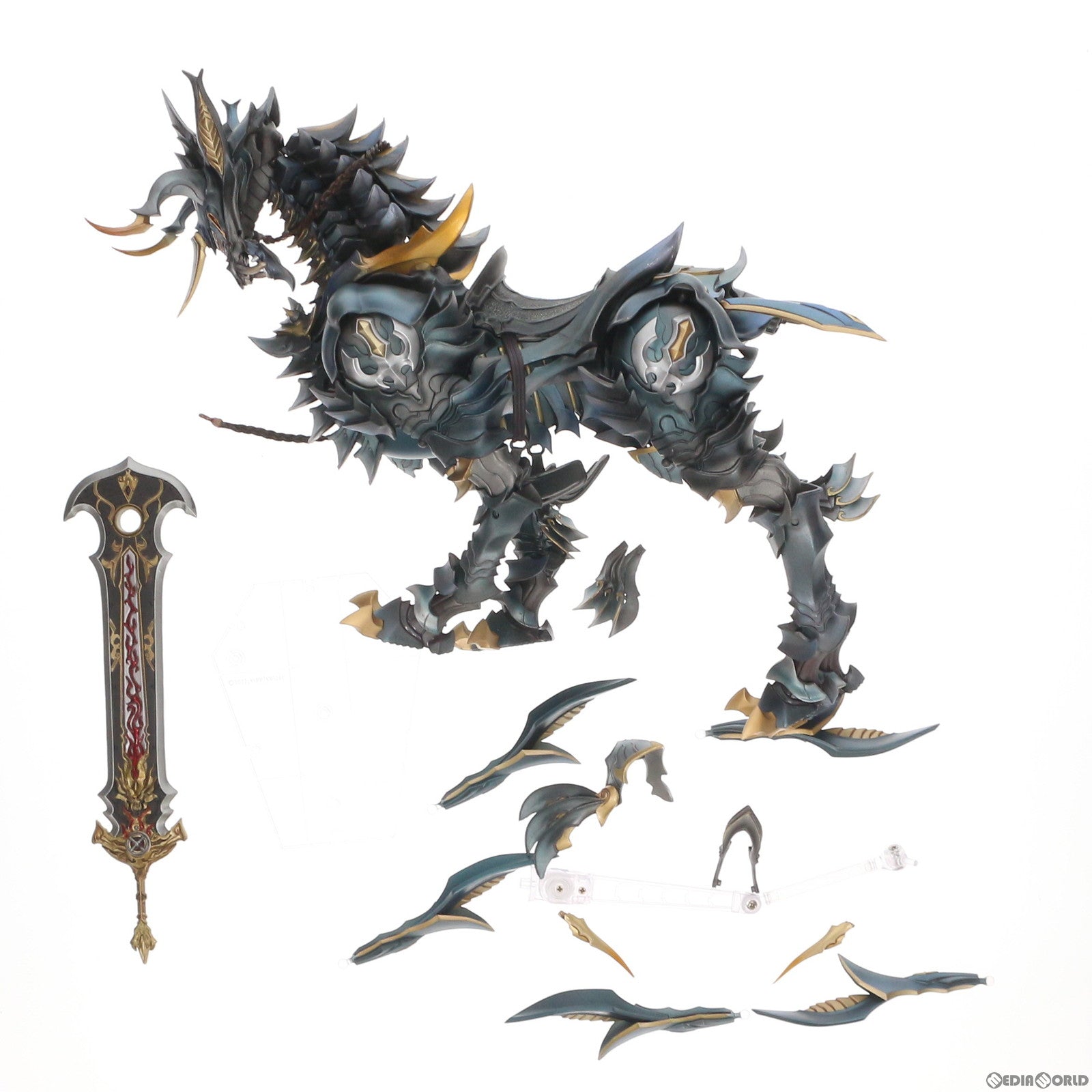 【中古即納】[FIG]魂ウェブ商店限定 魔戒可動 魔導馬 ライゴウ 牙狼-GARO-(ガロ) 完成品 可動フィギュア バンダイ(20120623)