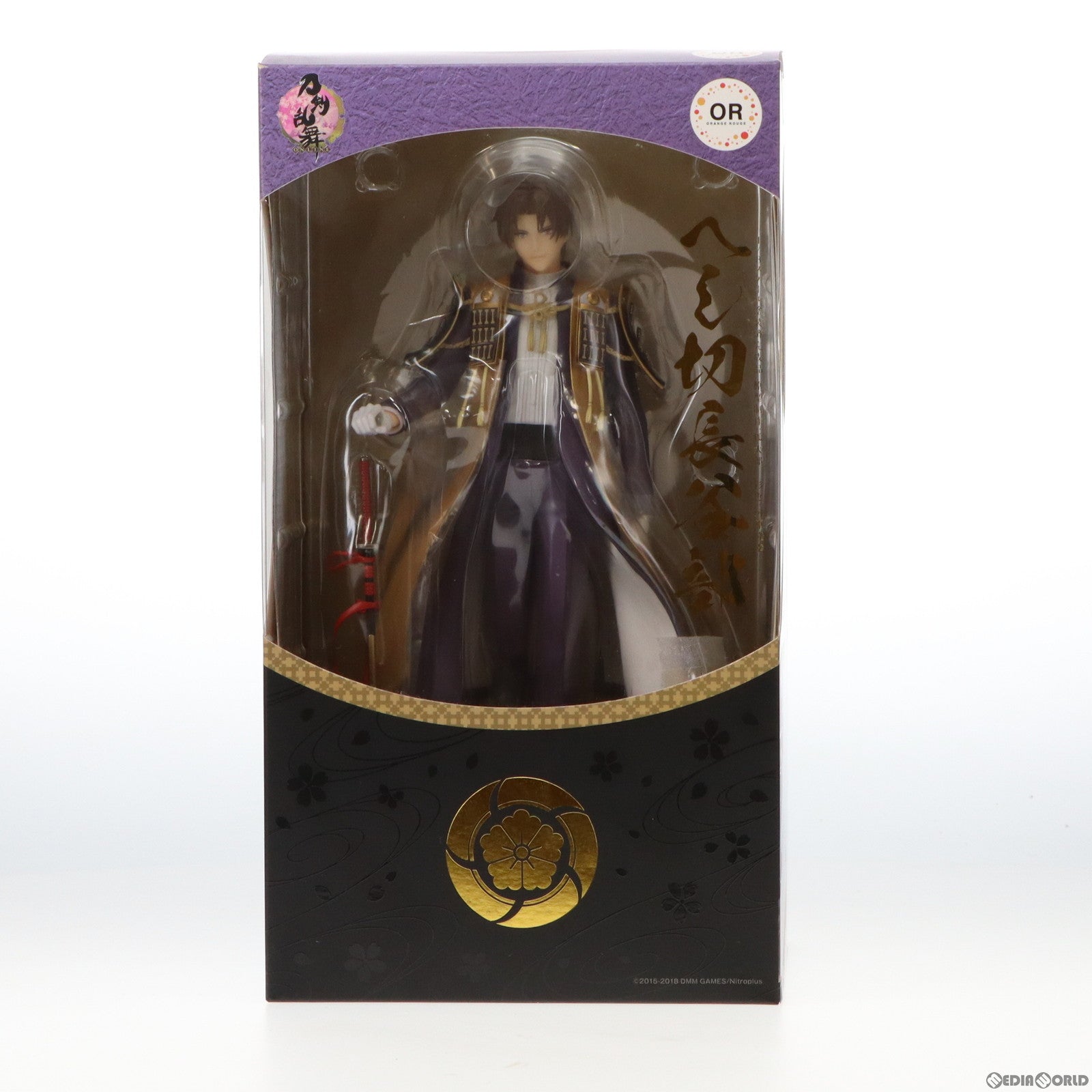 【中古即納】[FIG]GOODSMILE ONLINE SHOP限定特典付属 へし切長谷部(へしきりはせべ) 刀剣乱舞-ONLINE- 1/8 完成品  フィギュア オランジュ・ルージュ(20180610)