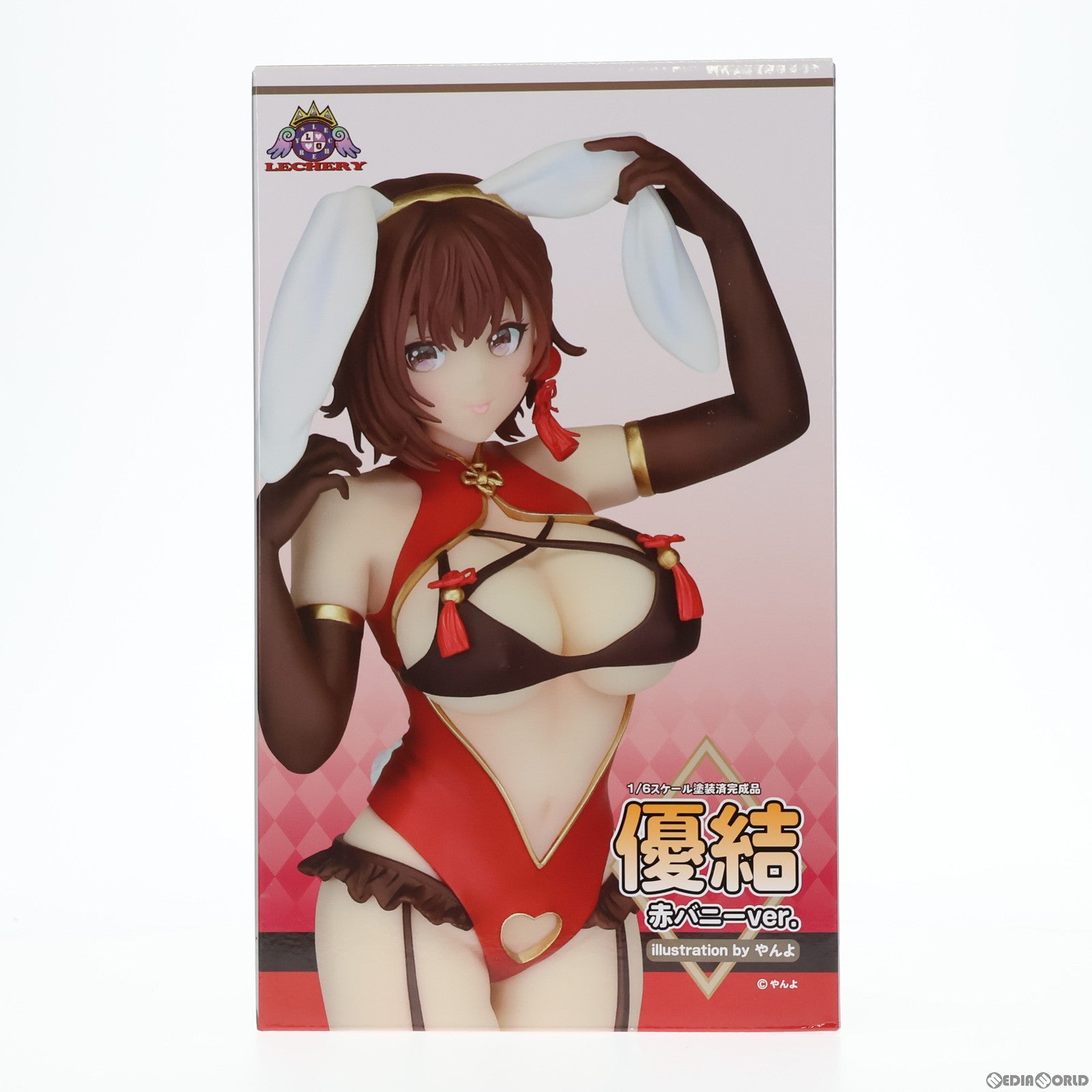 【中古即納】[FIG]優結(ゆうゆう) 赤バニーVer. illustation by やんよ 1/6 完成品 フィギュア  レチェリー(20221211)