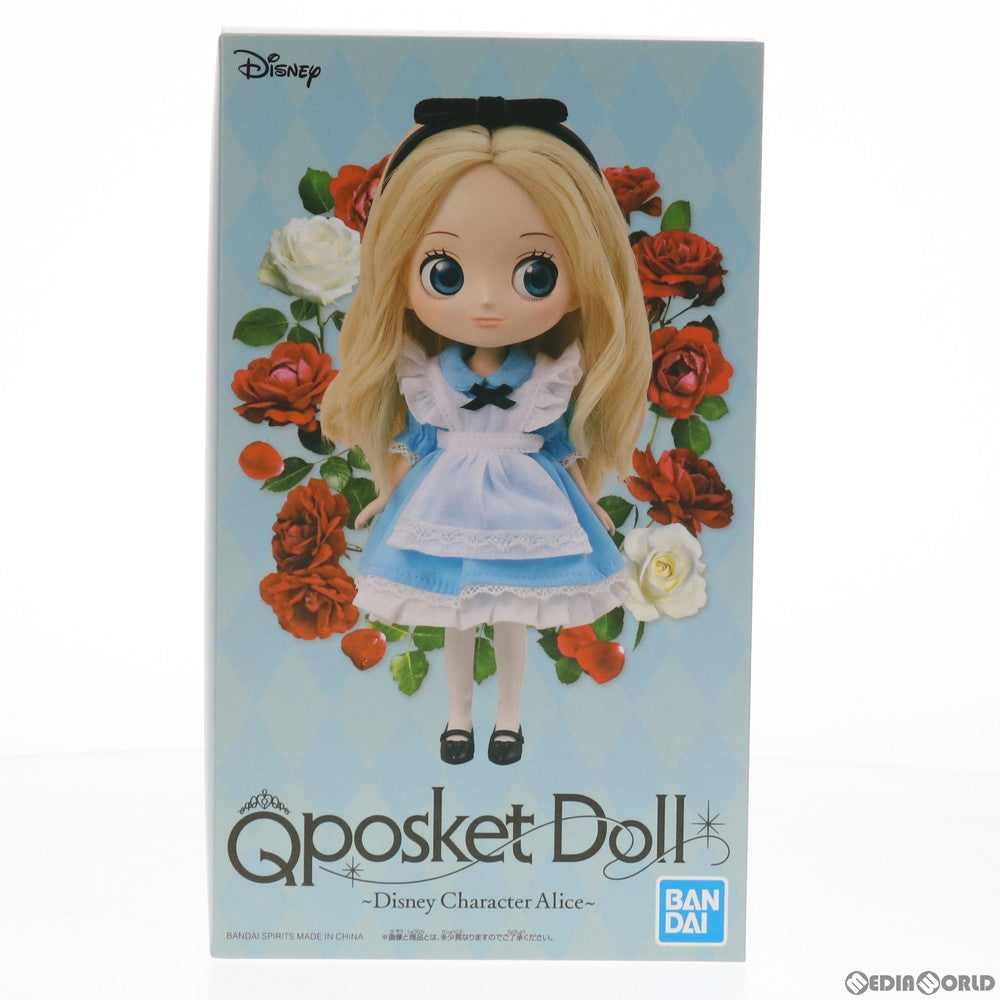 【中古即納】[DOL]アリス Q posket Doll 〜Disney Character Alice〜 不思議の国のアリス 完成品 ドール  バンダイスピリッツ(20210306)