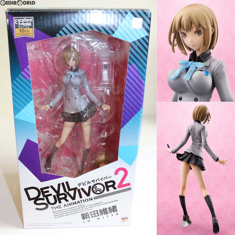 【中古即納】[FIG]エクセレントモデル 新田維緒(にったいお) DEVIL SURVIVOR 2 the ANIMATION(デビルサバイバー2  ジ・アニメーション) 1/8 完成品 フィギュア メガハウス(20131129)