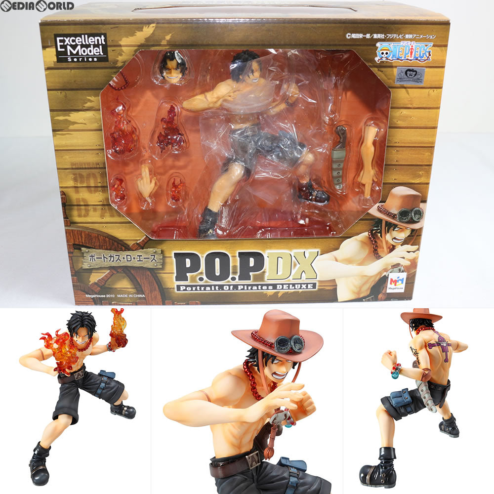 【中古即納】[FIG]Portrait.Of.Pirates P.O.P NEO-DX ポートガス・D・エース ONE PIECE(ワンピース)  1/8 完成品 フィギュア メガハウス(20101231)