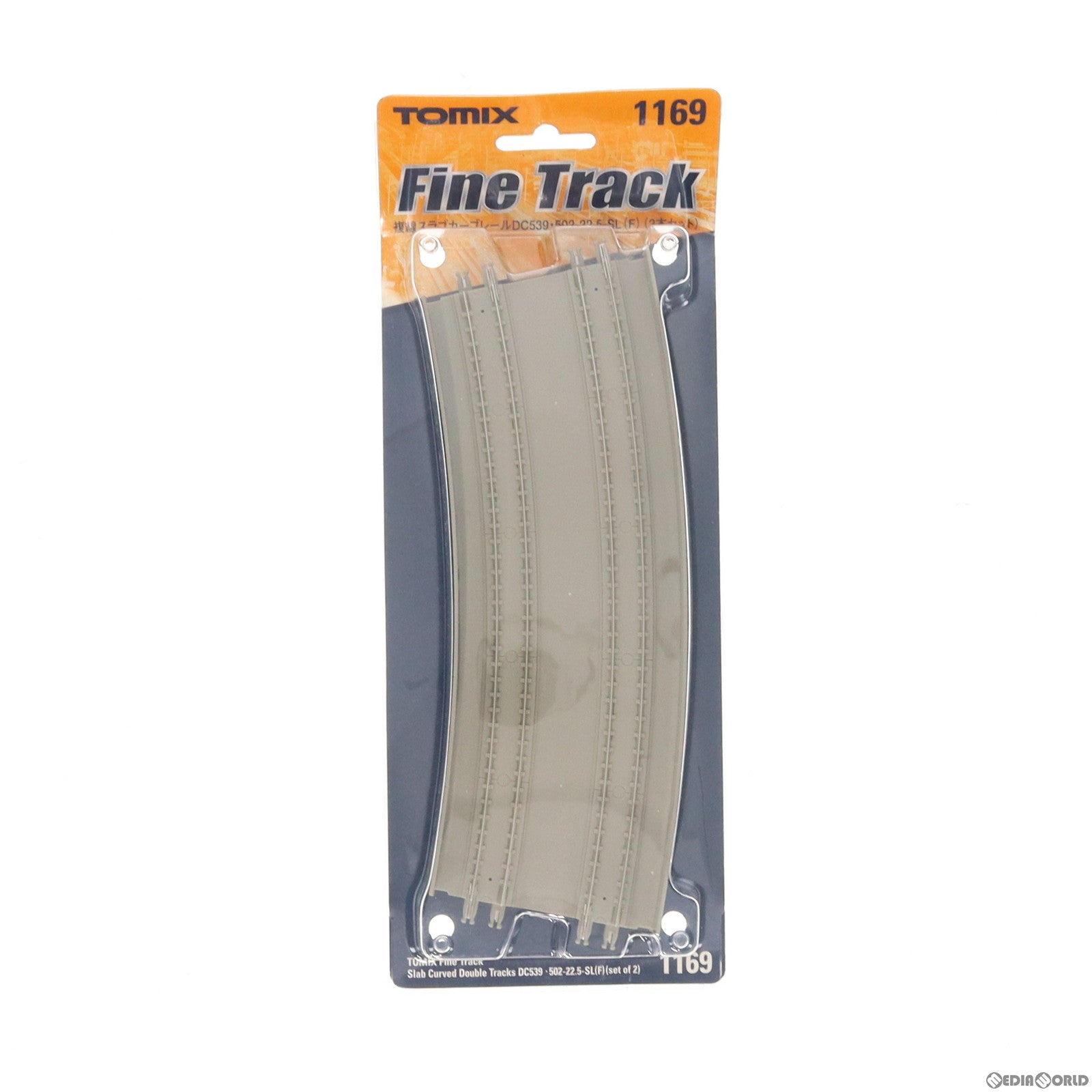 【中古即納】[RWM]1169 Fine Track(ファイントラック) 複線スラブカーブレールDC539・502-22.5-SL(F)(2本セット)  Nゲージ 鉄道模型 TOMIX(トミックス)(20060228)