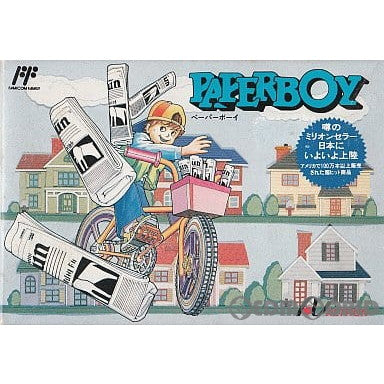 中古即納】[お得品][表紙説明書なし][FC]ペーパーボーイ(PAPERBOY)