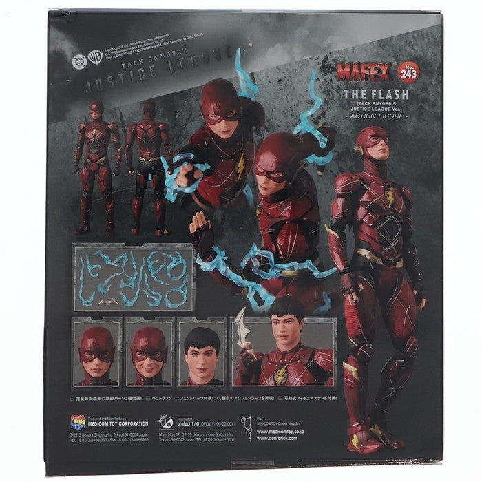 【中古即納】[FIG] マフェックス No.243 MAFEX THE FLASH(ZACK SNYDER'S JUSTICE LEAGUE Ver.)(フラッシュ) ジャスティス・リーグ:ザック・スナイダーカット 完成品 可動フィギュア メディコム・トイ(20250331)