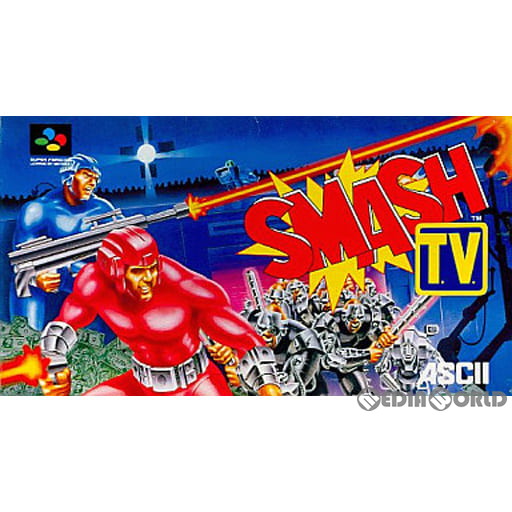 【中古即納】[お得品][箱説明書なし][SFC]Smash T.V.(スマッシュT.V.) アスキー (19920327)