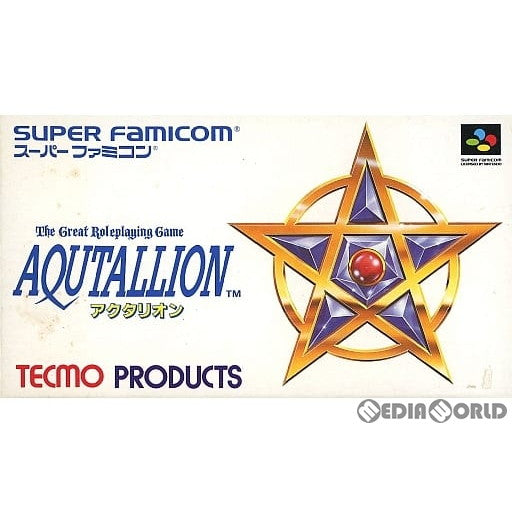 【中古即納】[お得品][箱説明書なし][SFC]アクタリオン(AQUTALLION) テクモ (19931105)