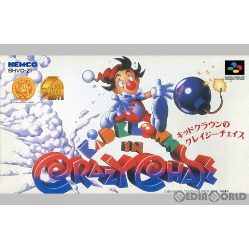 【中古即納】[SFC]キッドクラウンのクレイジーチェイス ケムコ (19941021)