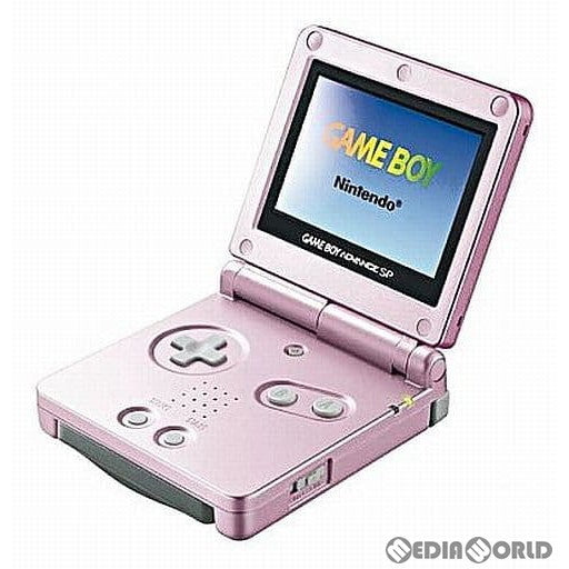 【中古即納】[お得品][箱説明書なし][GBA] (本体)ゲームボーイアドバンスSP GAMEBOY ADVANCE SP パールピンク(AGS-S-PPA)(20030905)