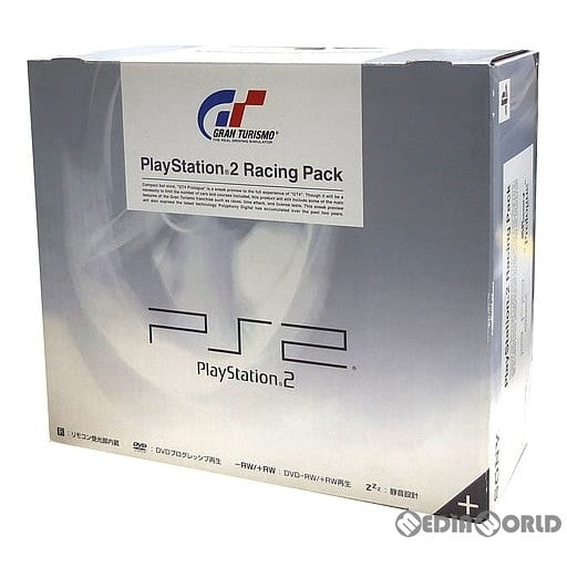 【中古即納】[PS2](本体)プレイステーション2 PlayStation2 レーシングパック(Racing Pack) セラミック・ホワイト(SCPH-55000GT) ソニー・コンピュータエンタテインメント (20031204)