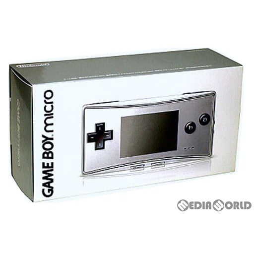 【中古即納】[GBA] (本体) GAMEBOY micro(ゲームボーイミクロ) シルバー 任天堂(OXY-S-AA)(20050913)