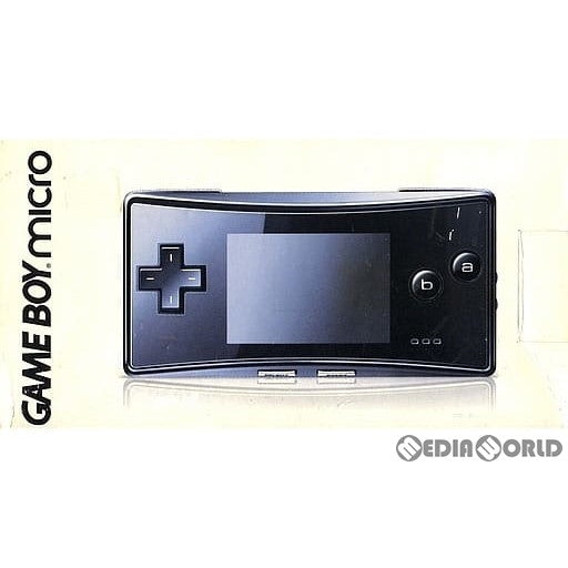 【中古即納】[GBA] (本体) ゲームボーイミクロ(GAMEBOY micro) ブラック 任天堂(OXY-S-CA)(20050913)
