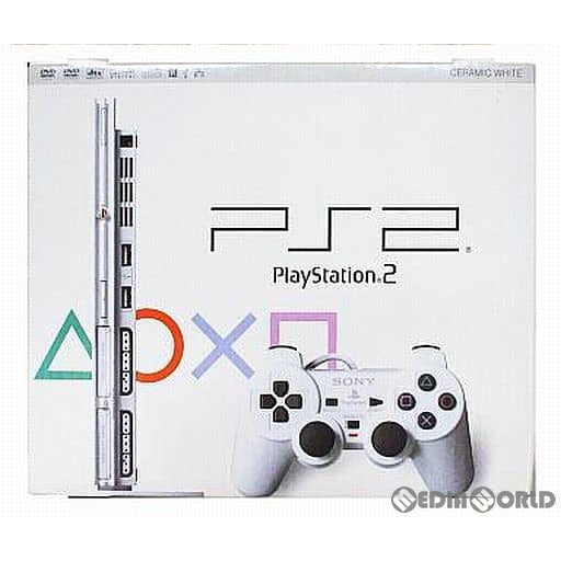 【中古即納】[お得品][B品][PS2] (本体)プレイステーション2 PlayStation2 セラミック・ホワイト(SCPH-75000CW)(20051101)