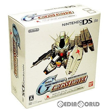 【中古即納】[B品][NDS] (本体)SDガンダム Gジェネレーション クロスドライブ ニンテンドーDS Lite(ライト) クリスタルホワイト vガンダムVer. 同梱限定版(USG-S-GWDJE)(20070809)