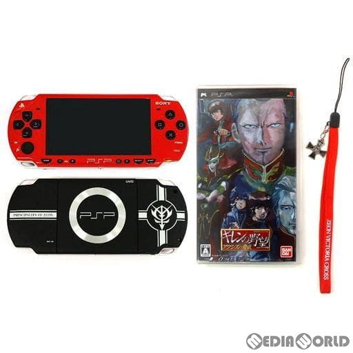 【中古即納】[お得品][B品][PSP] (本体) PlayStation Portable(プレイステーション・ポータブル) ギレンの野望・スペシャルパック オリジナルデザイン本体同梱版 バンダイナムコゲームス(PSPL-90001)(20080207)